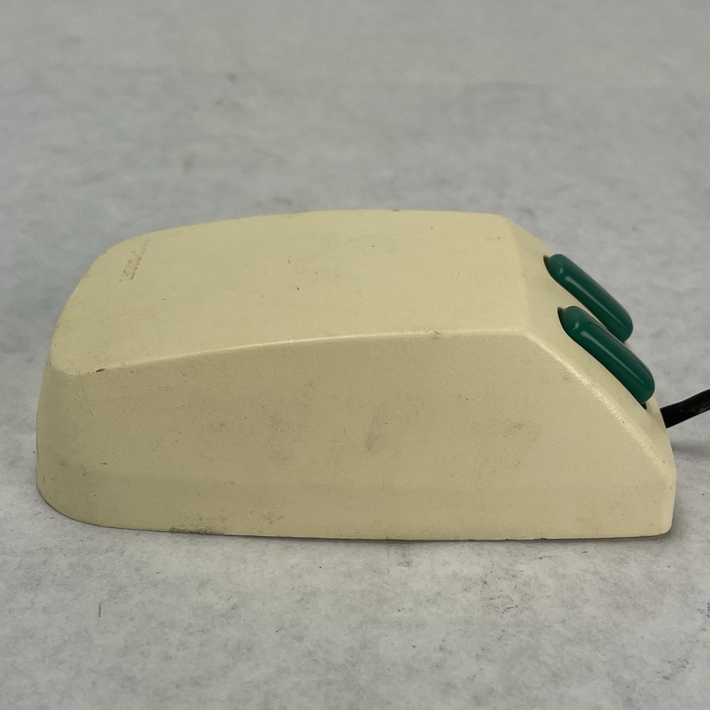 Microsoft Green-Eyed Mouse 1983 First Generation Serial DE-9 Connector Tested