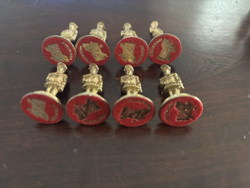 Vintage Italfama Camelot Metal Chess Pieces Missing Three