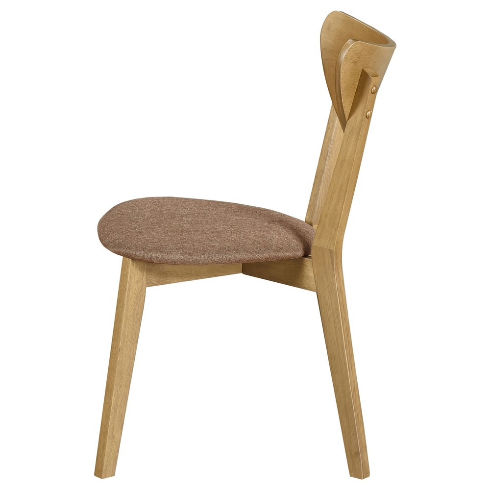 Carson Light Walnut Wood Dining Side Chair