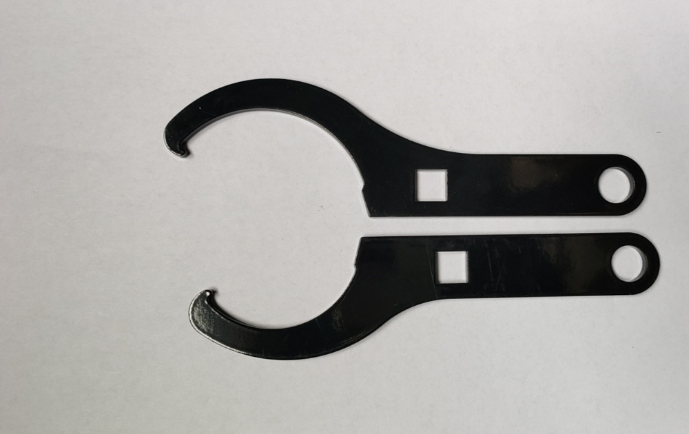 1 Pair Black Adjustable Sleeve Coilover Aftermarket Suspension Spanner Wrenches