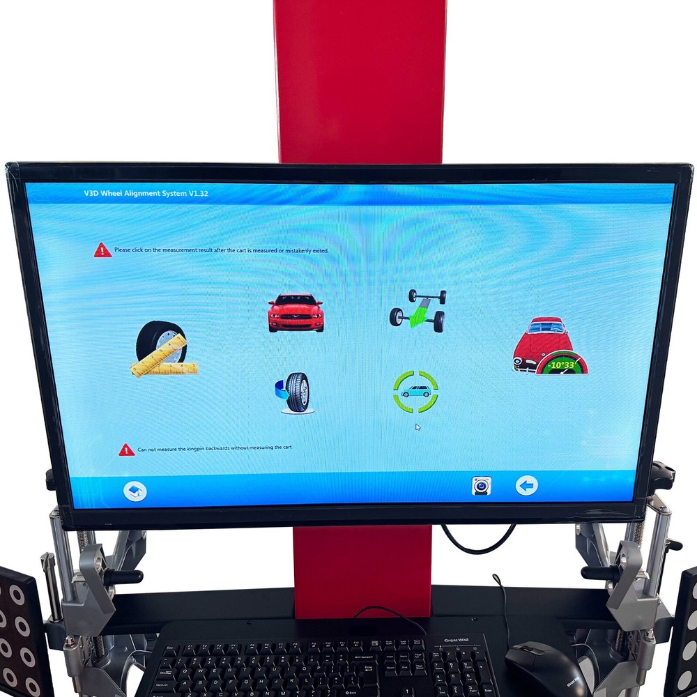 110V 3D Automobile Auto Four-wheel Alignment Instrument Alignment Machine