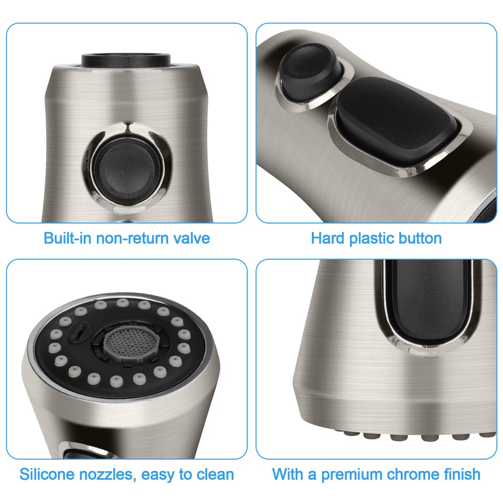 Spray Head Pull Down Kitchen Faucet Replacement Part For Moen American Standard