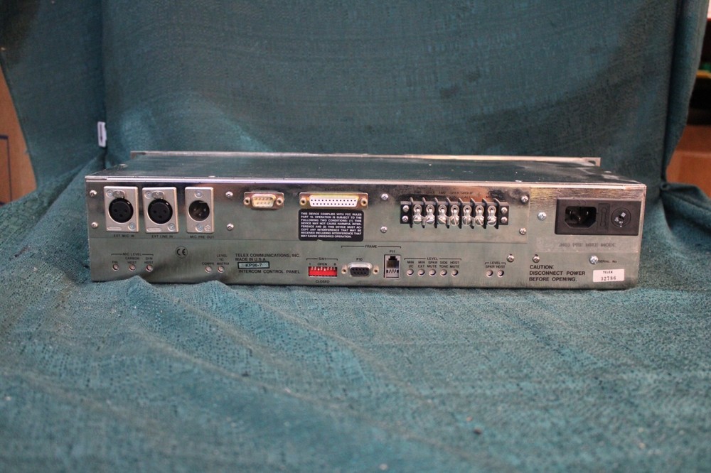 RTS by Telex Matrix Intercom System KP96-7 Intercom Control Panel w/ Power Cord