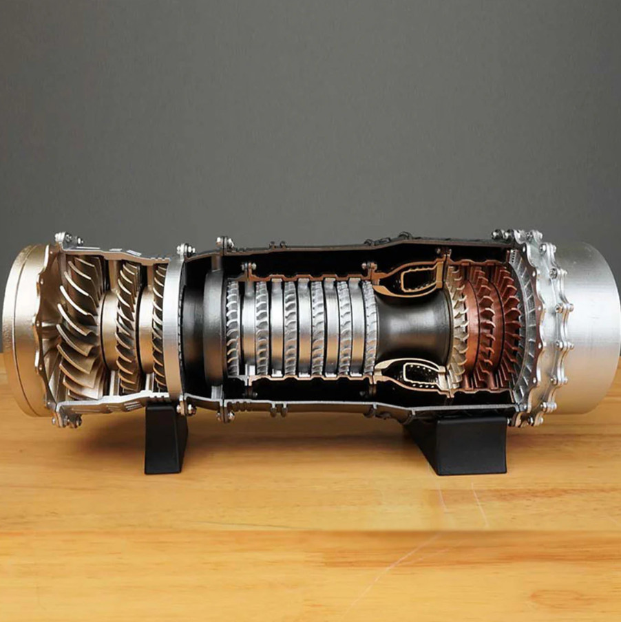 SKYMECH 1/20 WS-15 Turbofan Engine Model Kit | 150+PCS DIY Movable Engine