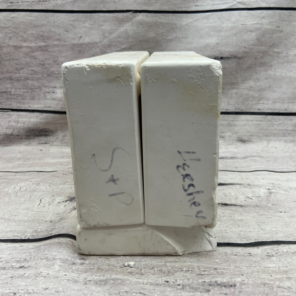 Hershey Ceramic Casting Mold Salt + Pepper Shaker