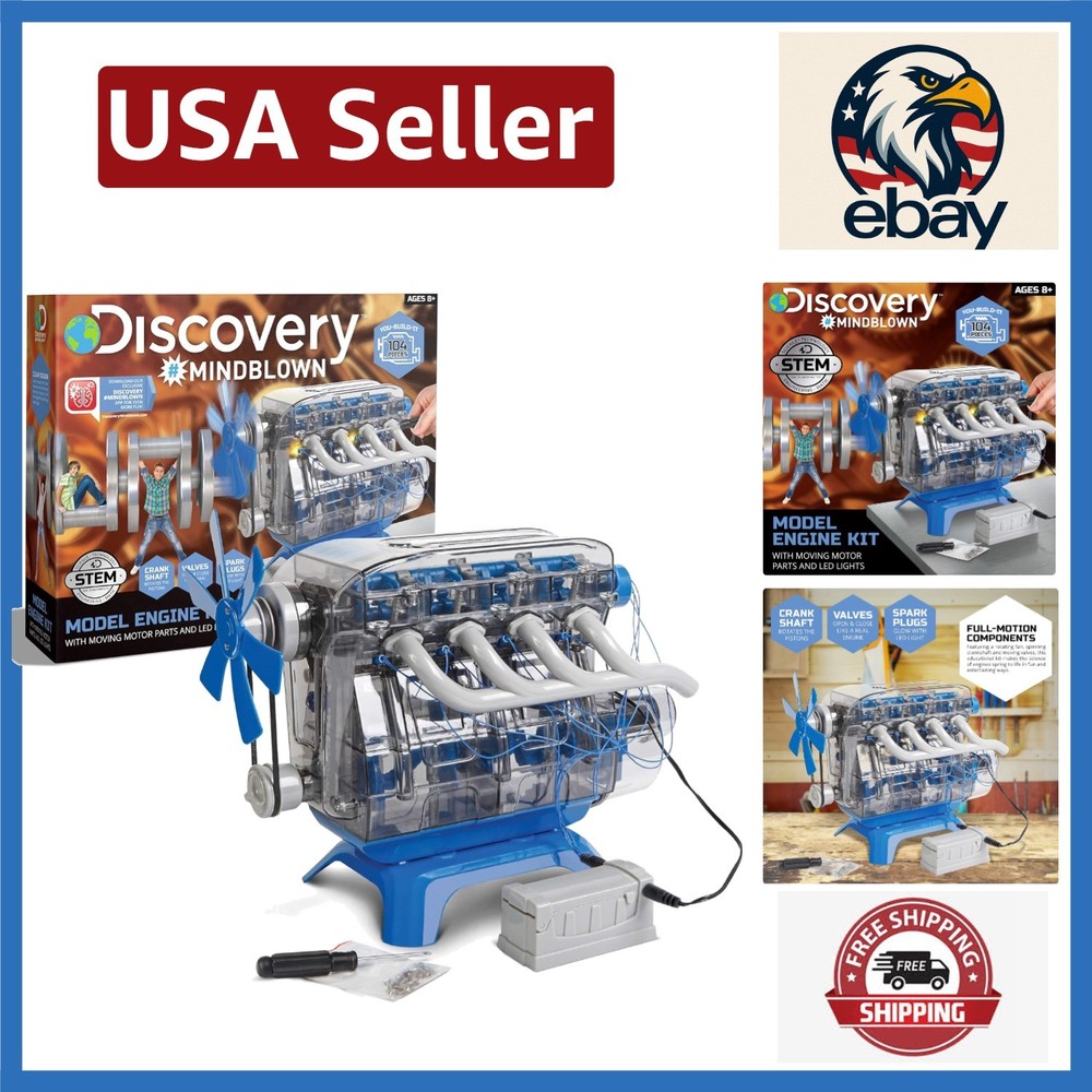 4-Cylinder Combustion Engine Building Kit – Master Mechanical Engineering