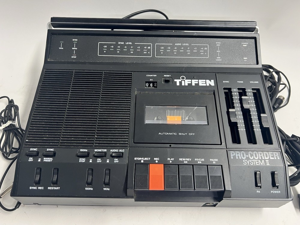 Tiffen Pro Corder System II Slide Projector (Sync to Sound) Main Unit Tested
