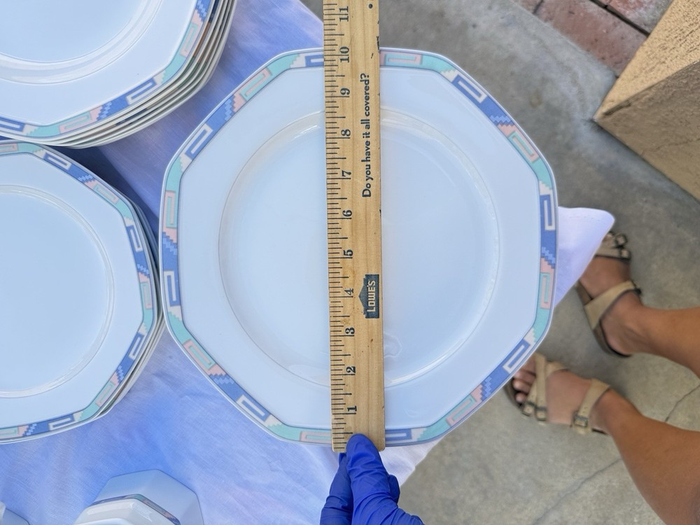Christopher Stuart Southwest Porcelain Dinnerware Serve 4 (20 pieces )