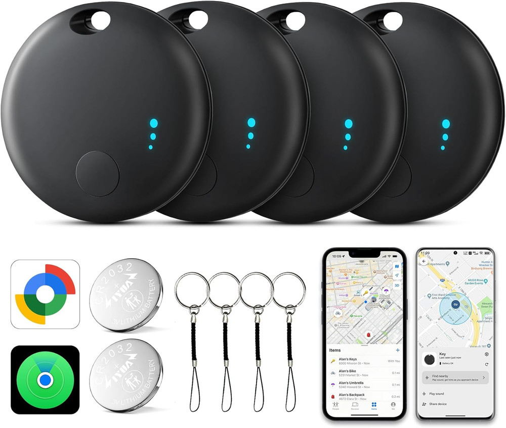 2026 Air Tracker Tags for Android or iOS,Dual System Both iOS and Android Tracke