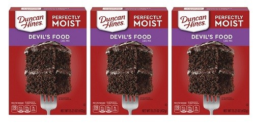 Duncan Hines Signature Devil's Food Cake Mix 3 Pack