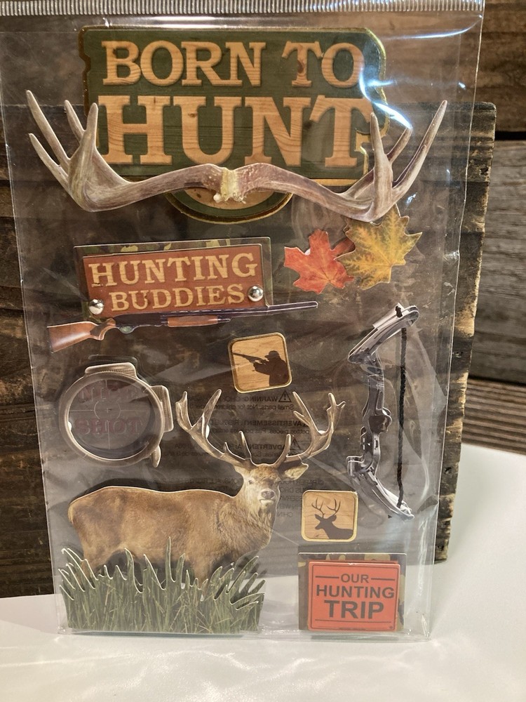 5 Craft Sticker Outdoors Camping Hunting Sets