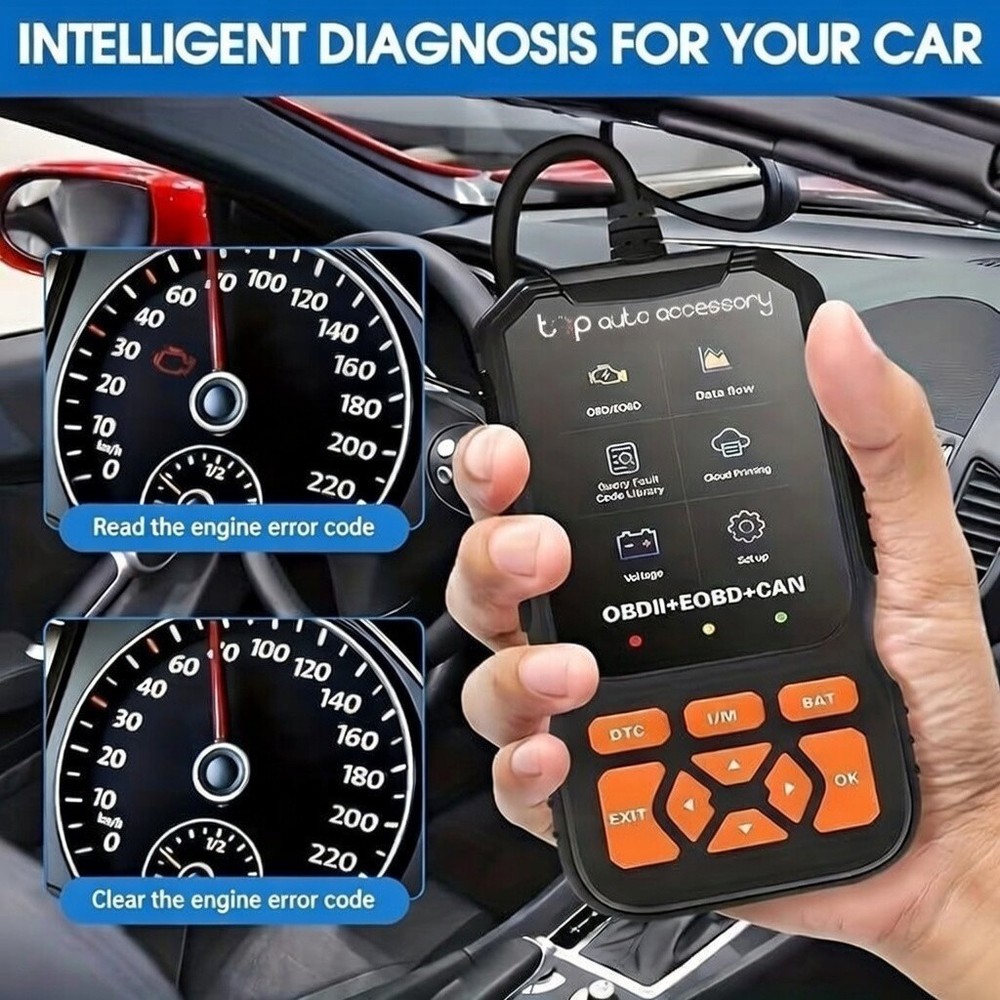 OBD2 Diagnostic Scanner Tool OBDII Fault Code Reader for Hyundai Models