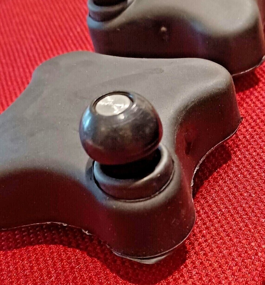 2X Hunter Alignment Wheel Clamp Handle Spinner Crank Knobs New with Pins!