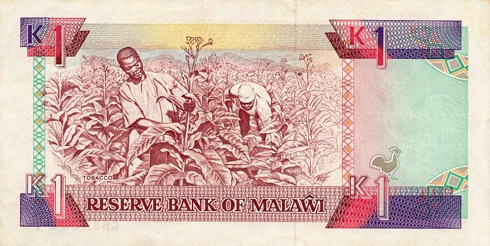 Malawi 1 Kwacha 1992 Pick 23b UNC
