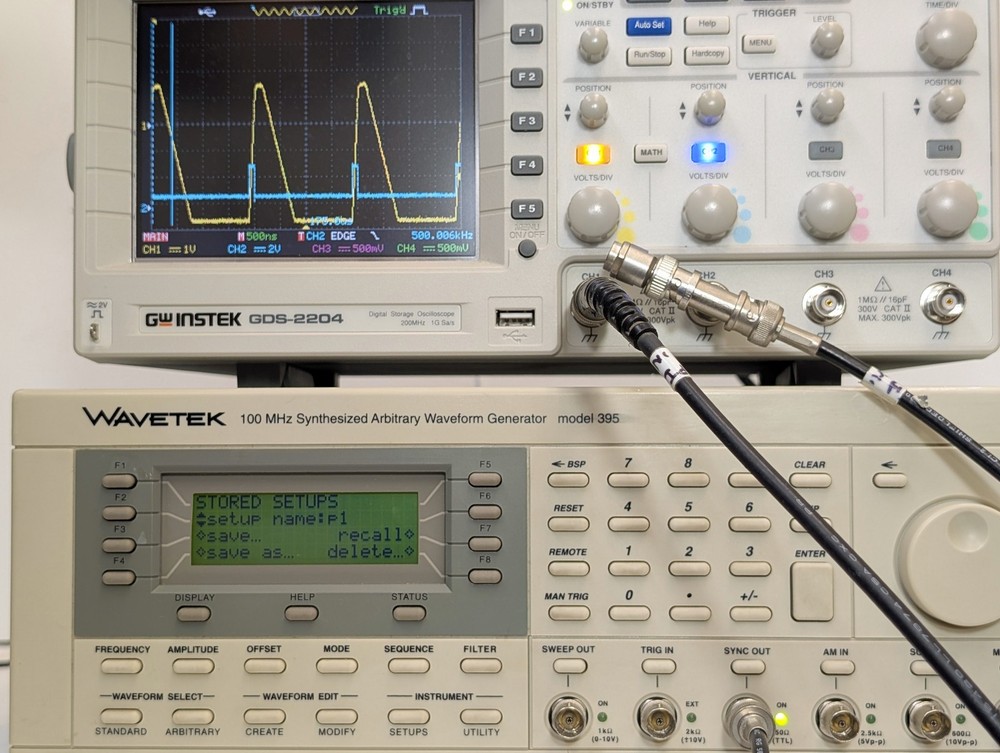 WAVETEK MODEL 395 100 MHz Synthesized Arbitrary Waveform Generator