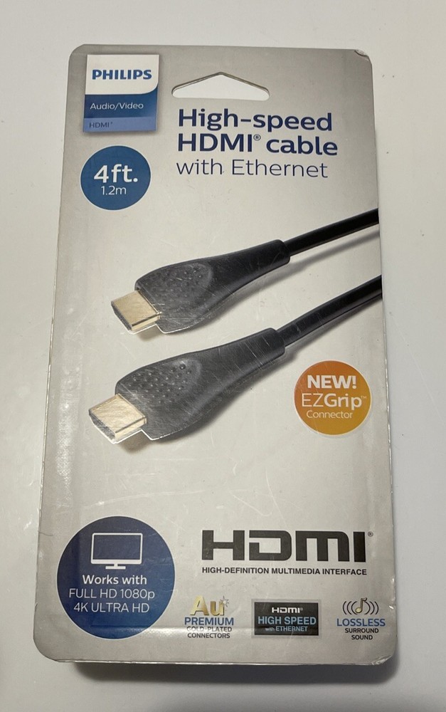 Philips 6' Basic HDMI High Speed Cable with Ethernet - Black