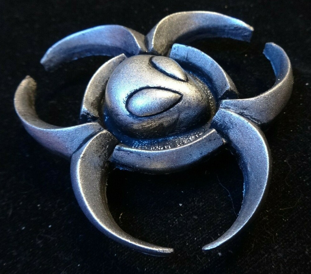 Bio-hazard Alien badge pin