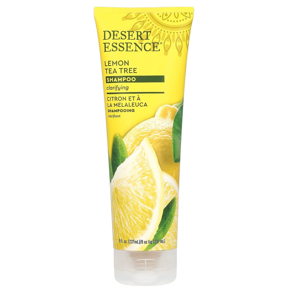 Desert Essence Organics Shampoo Lemon Tea Tree 8 fl oz 237 ml Biodegradable,