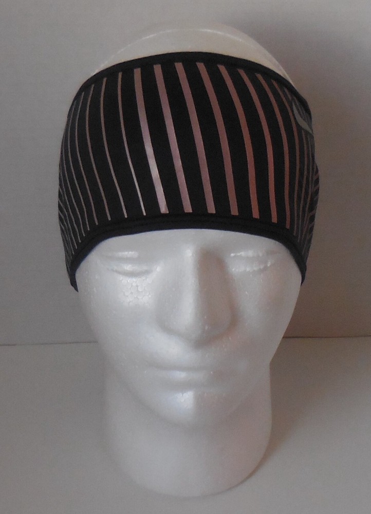 Nike Flash Dri Fit Swoosh Running Headband Black/Hyper Crimson/Silver