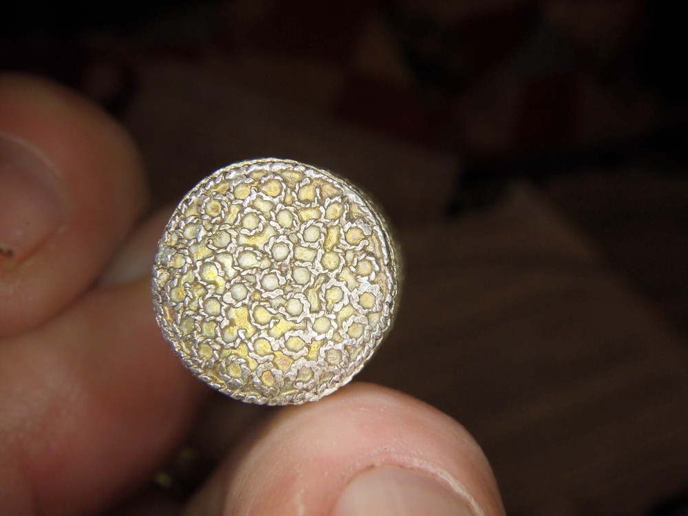 Thimble Filigree fine silver Israel