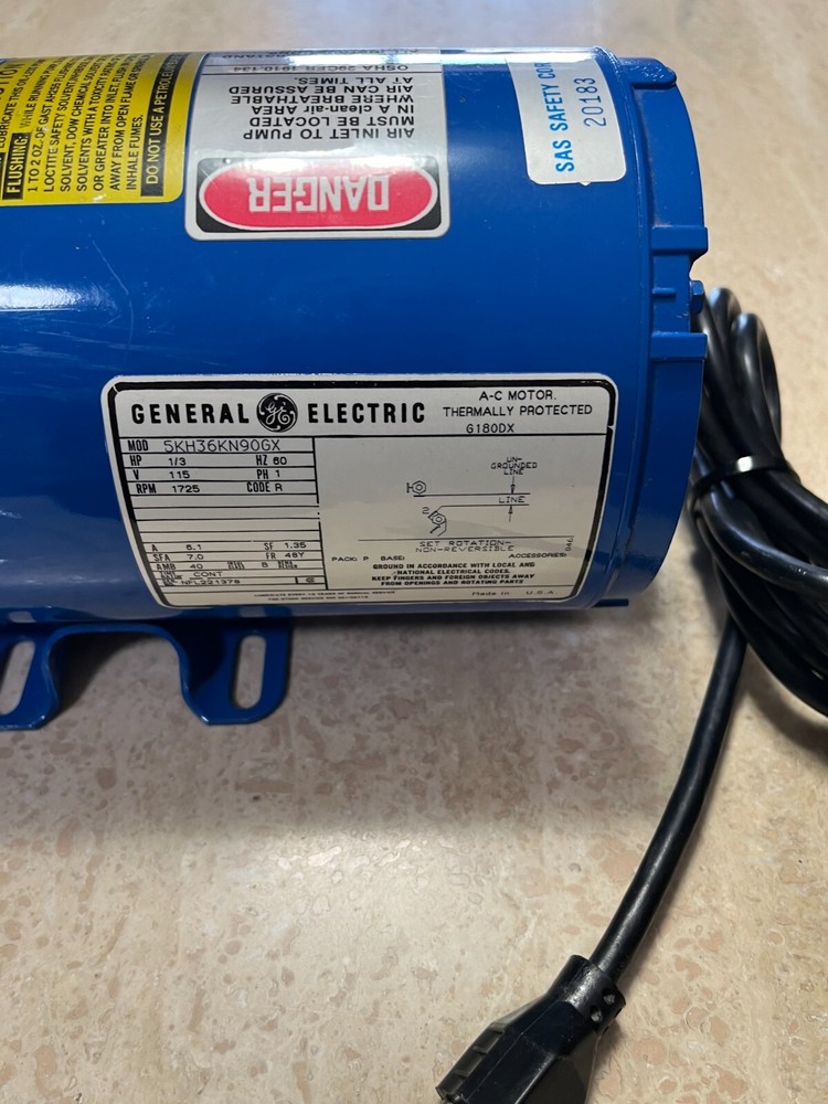 SAS Supplied Air Pump System 1/3 Hp and Half Mask