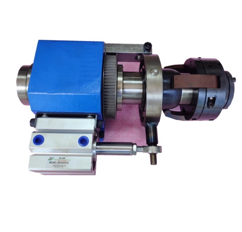 Spindle-Type Rotary Pneumatic Chuck Small Machine Tool Head Spindle Mount