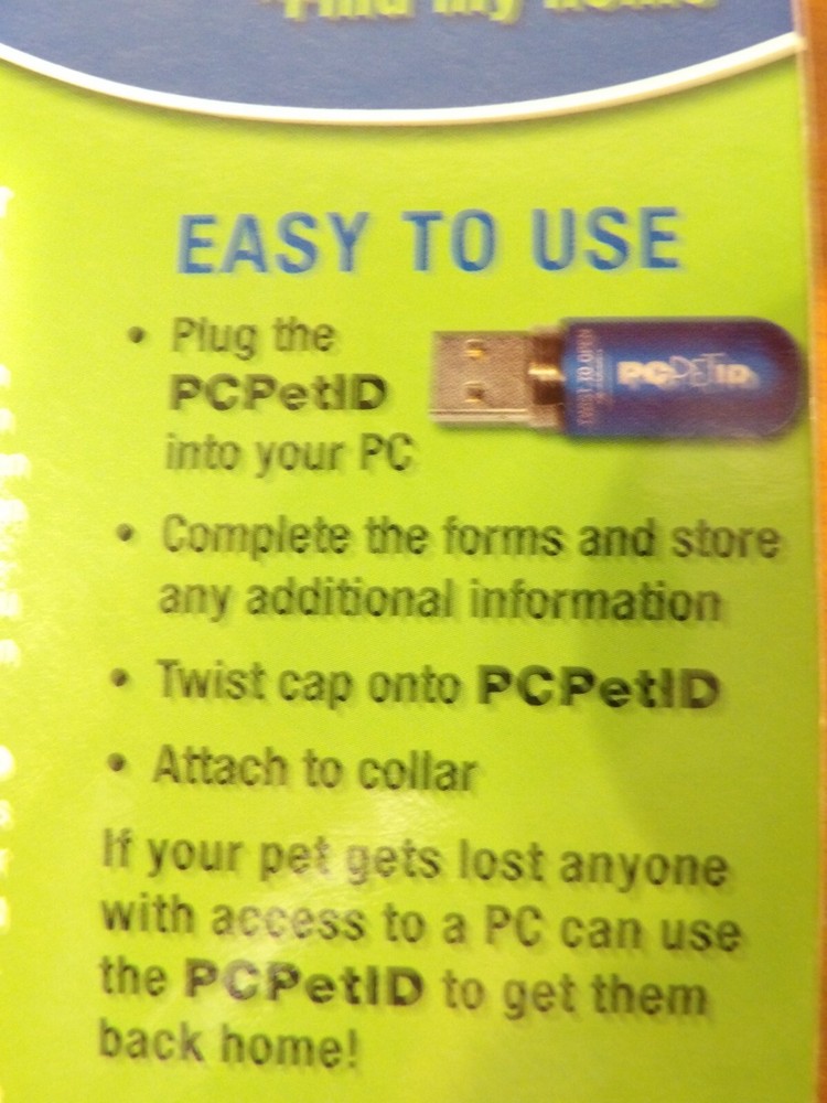 Pet ID Find my Home Create a Unique ID tag PC ready
