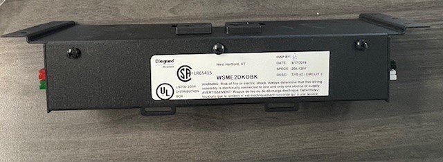LEGRAND WIREMOLD WSMEDUTBK-2 WORK SURFACE MODULAR POWER KIT