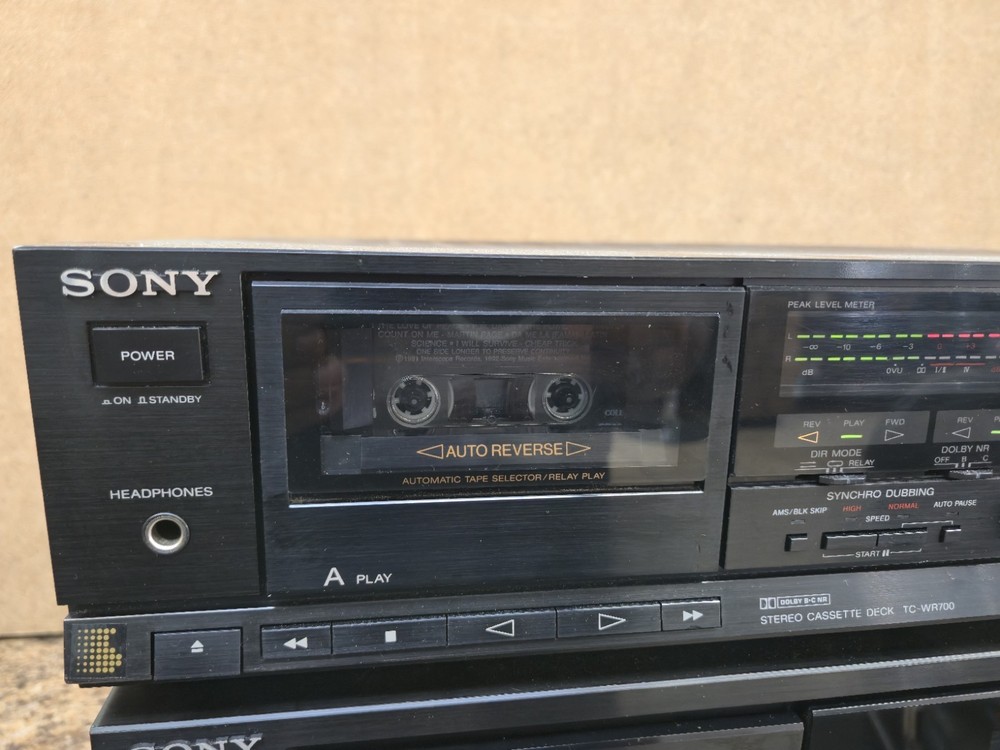 sony true HI-FI Stereo Components system w/remote SERVICED Fully Functional