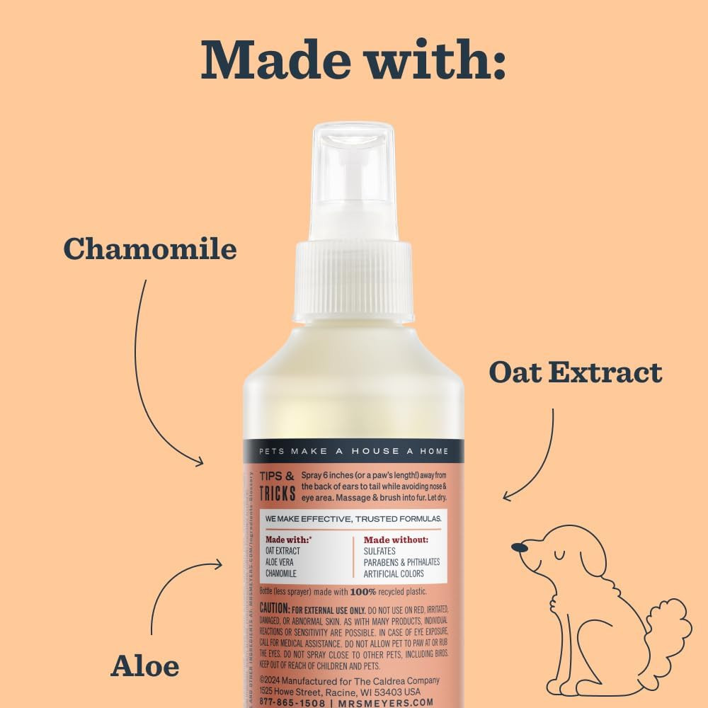 Clean Day Dog Deodorizing Spray, White Peach Scent, 8oz