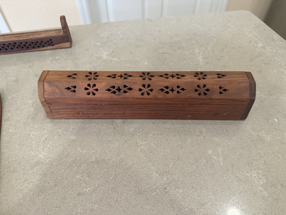 Vintage Incense Boxes/ Stick Holders