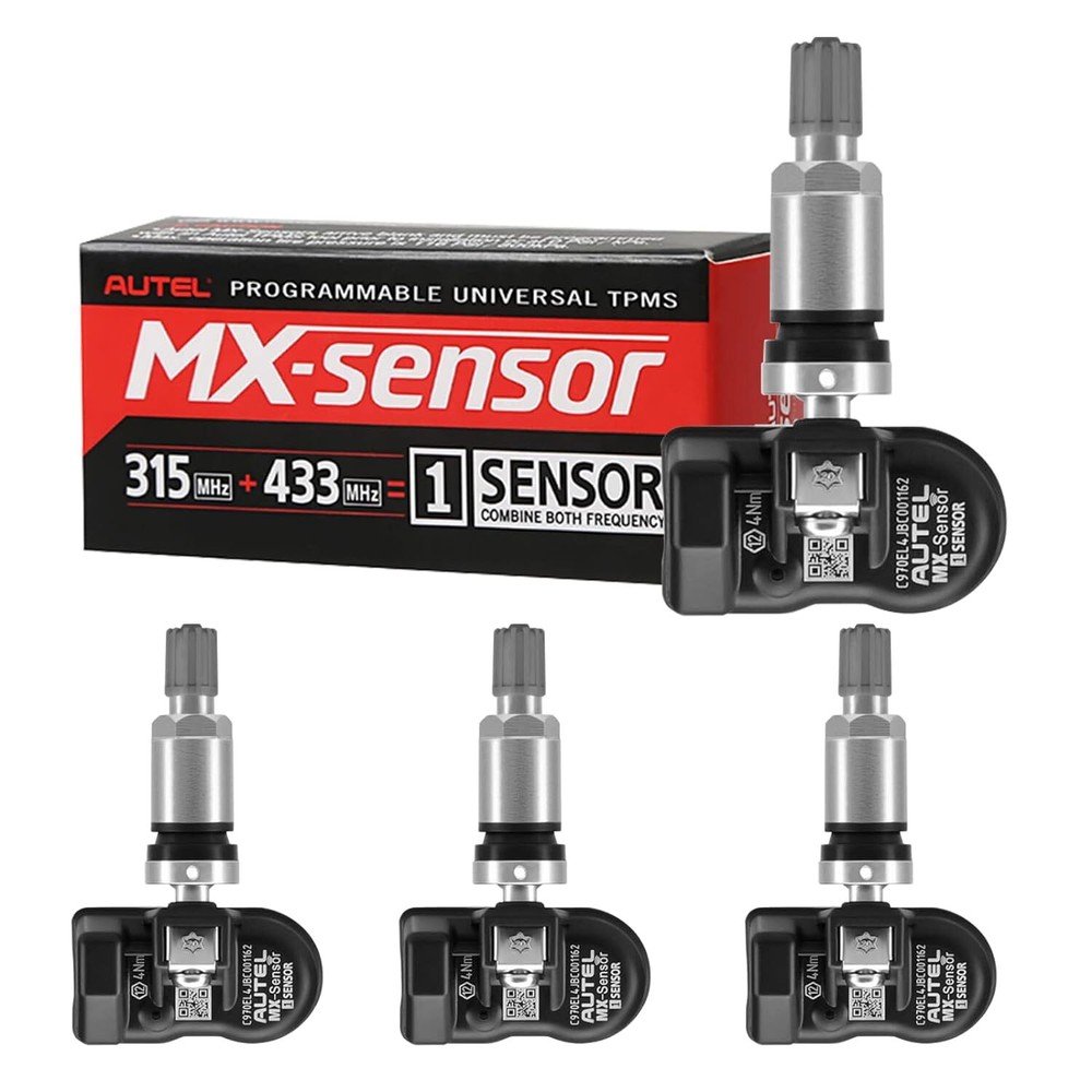 4PCS Autel MX-Sensor TPMS Universal Tire pressure Sensor 315&433MHz Programmable
