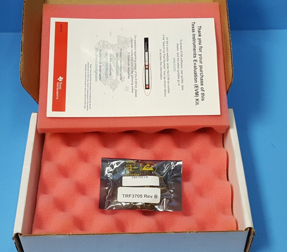 EVALUATION BOARD, TRF3705EVM, Texas Instruments, TRF3705 Modulator 300MHz ~ 4GHz