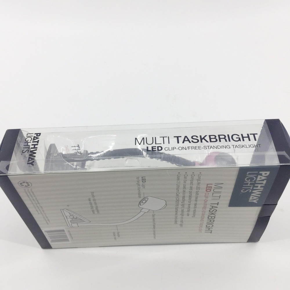 Pathway Lights Multi Task Bright LED Task Light Free Standing or Clip On NEW