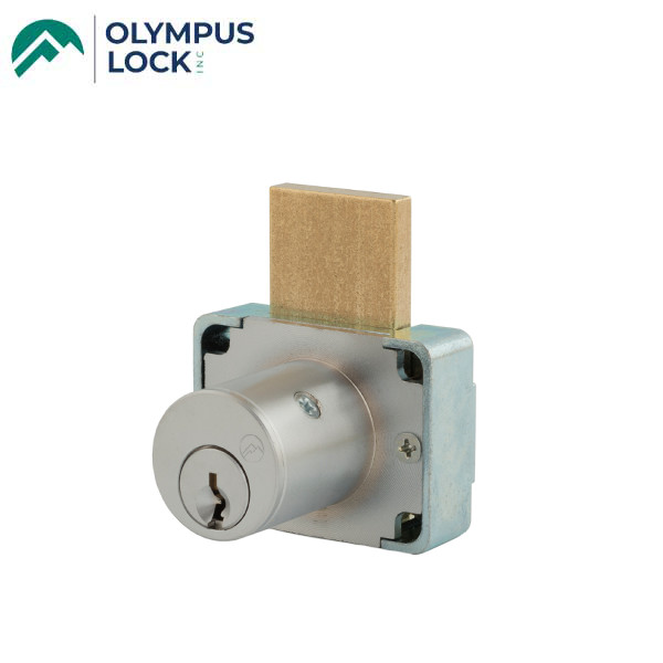 Olympus - 600M - Drawer Deadbolt Lock - MRI Function 15/16" KD Satin Chrome