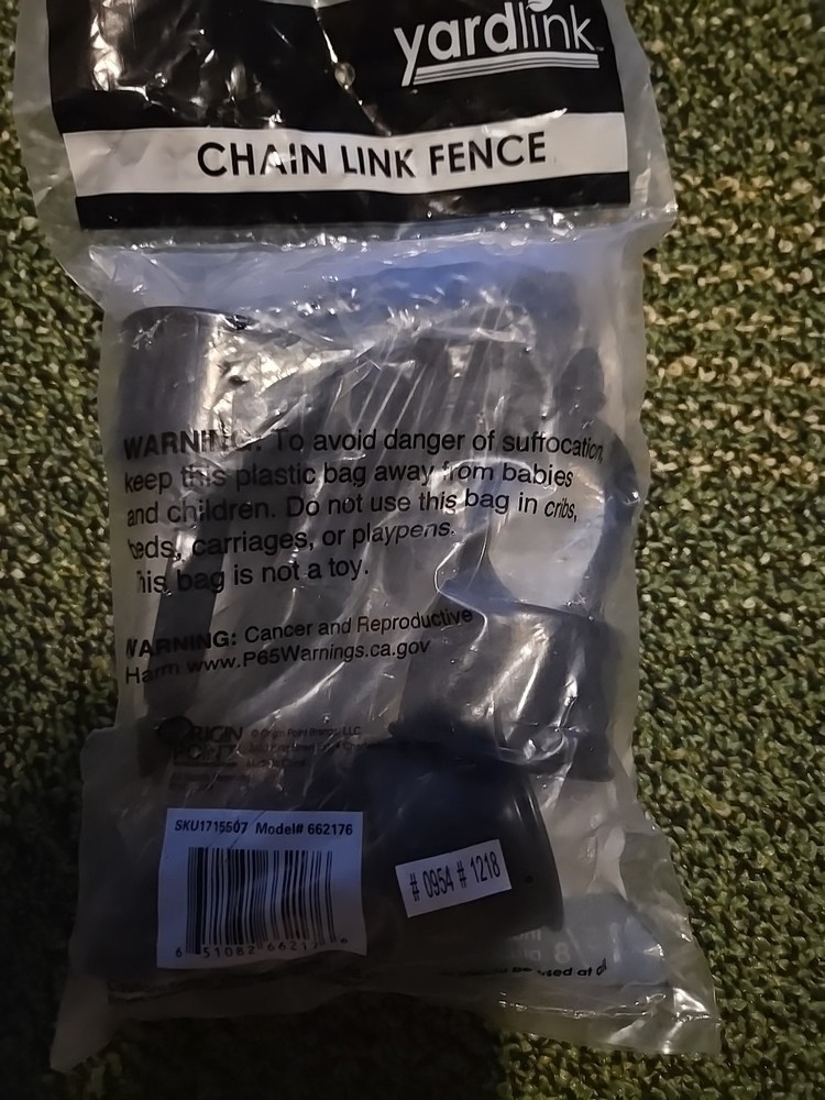 yard link line post kit #662176 Black 1-5/8"