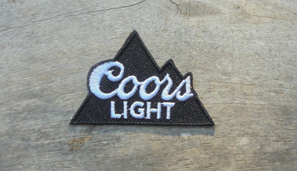 Coors Light Iron on Patch 2 3/8 x 1.5"