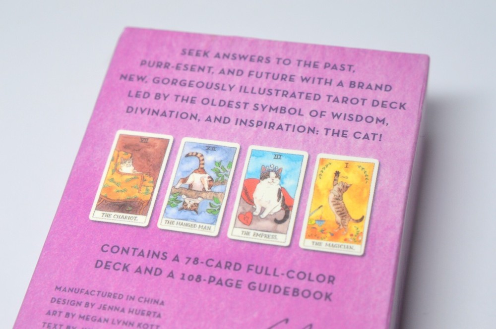 CAT ILLUSTRATED TAROT MAGIC WITCH WIZARD CARDS PACK BUNDLE