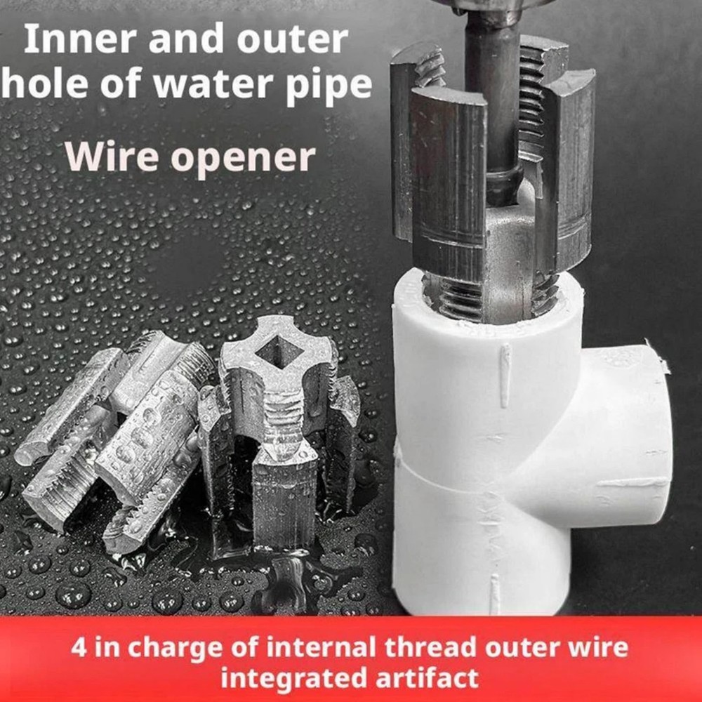 Good Quality Internal and External Pipe Threading Tool Set 1/2 inch, 3/4 inch