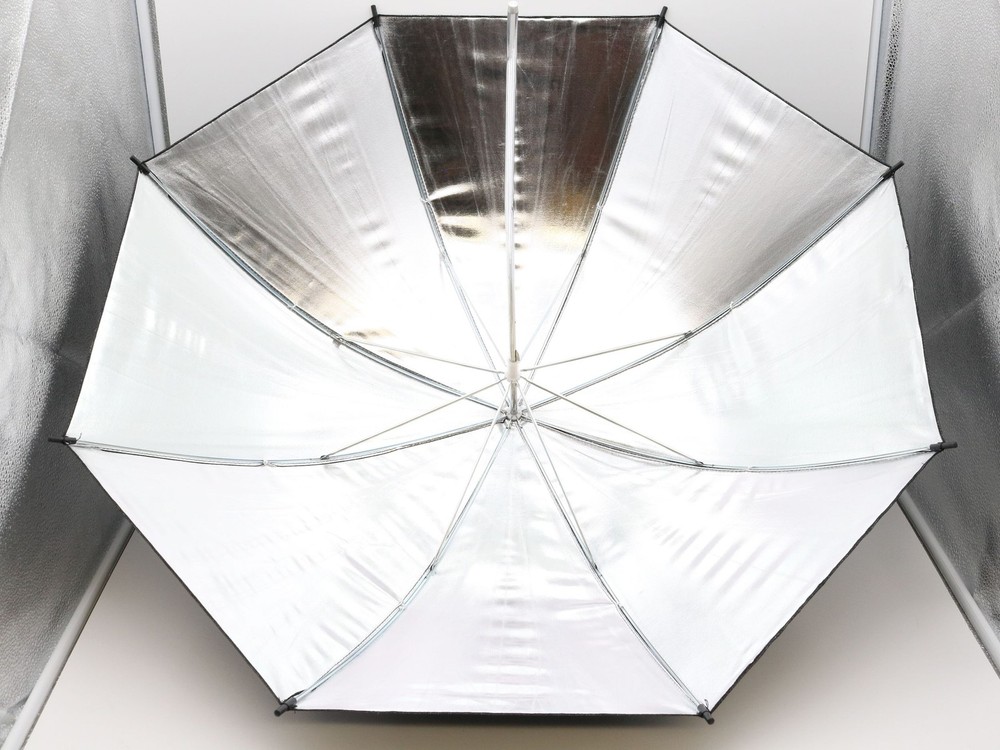 Proxistar Reflexschirm Silber 84cm Reflex Umbrella