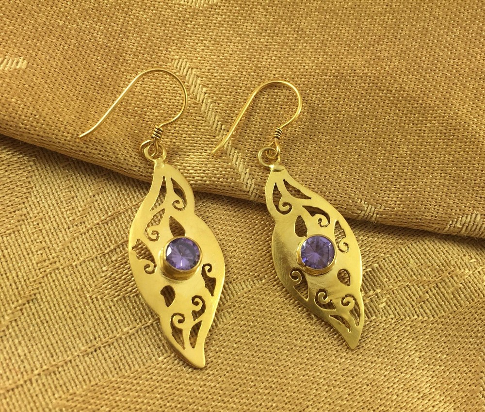 Handmade Gold Plated Earrings