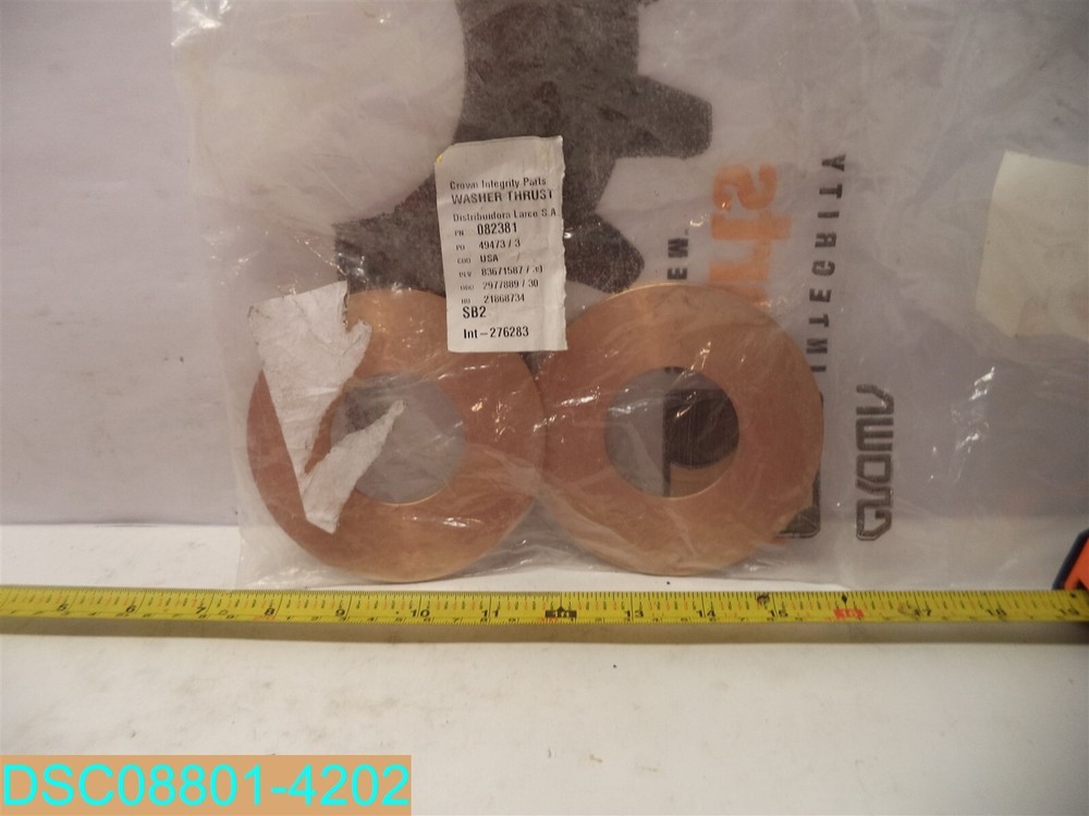 QTY=2: 082381 CrownTHRUST Washers INT-276283