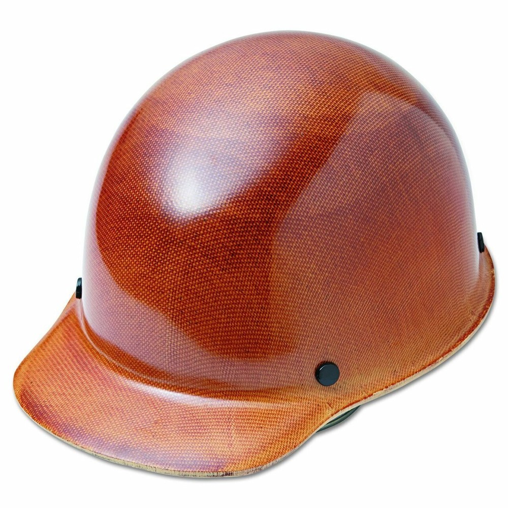 MSA TAN Skullgard Cap Construction Iron Work Safety Ratchet Protective Hard Hat