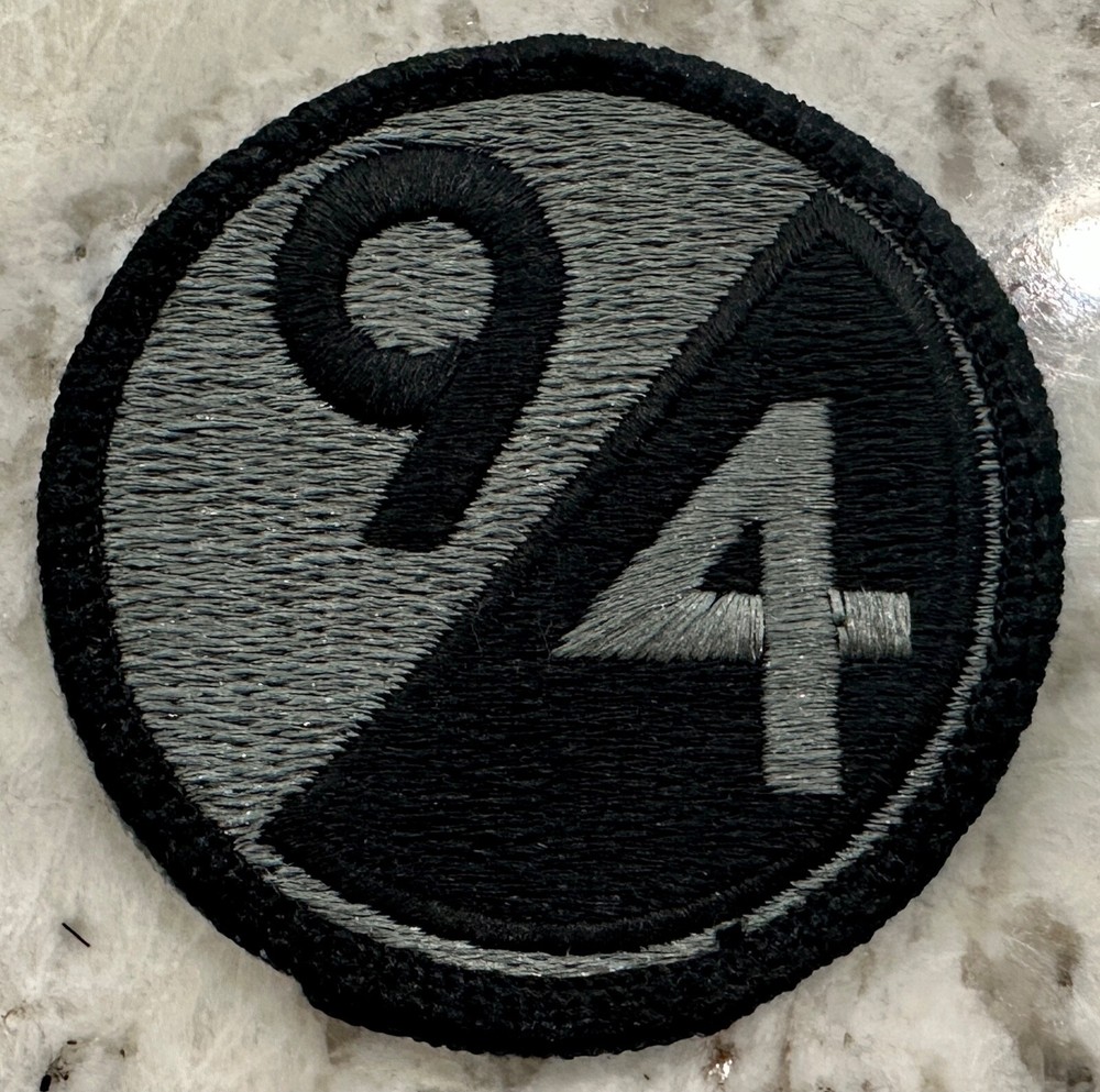 U.S. Army 94th Training Division - Hook Back Patch for Army Combat Uniform (ACU)