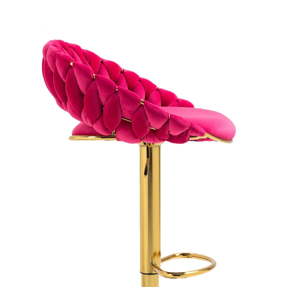 SET2PC COOLMORE Swivel Bar Stools: Adjustable, Footrest, Kitchen & Dining