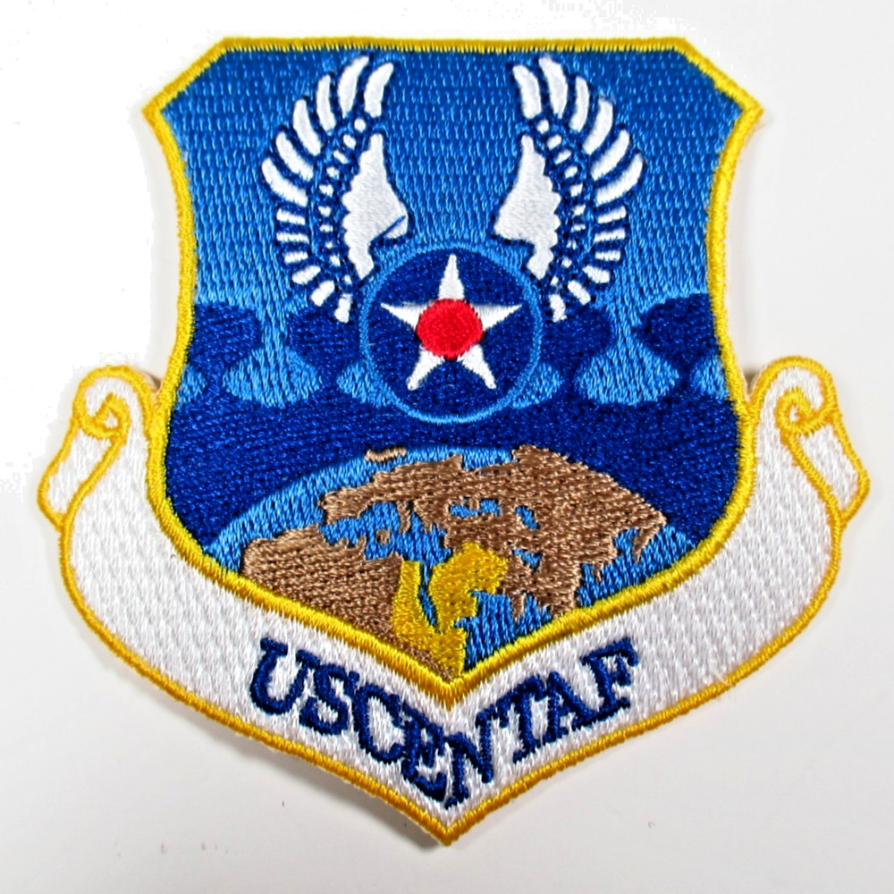 US Air Force USAFCENT Patch Vintage Central Command Wings Globe