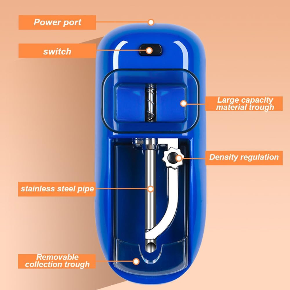 Cigarette Machine Automatic Electric Rolling Roller Tobacco Injector Maker US