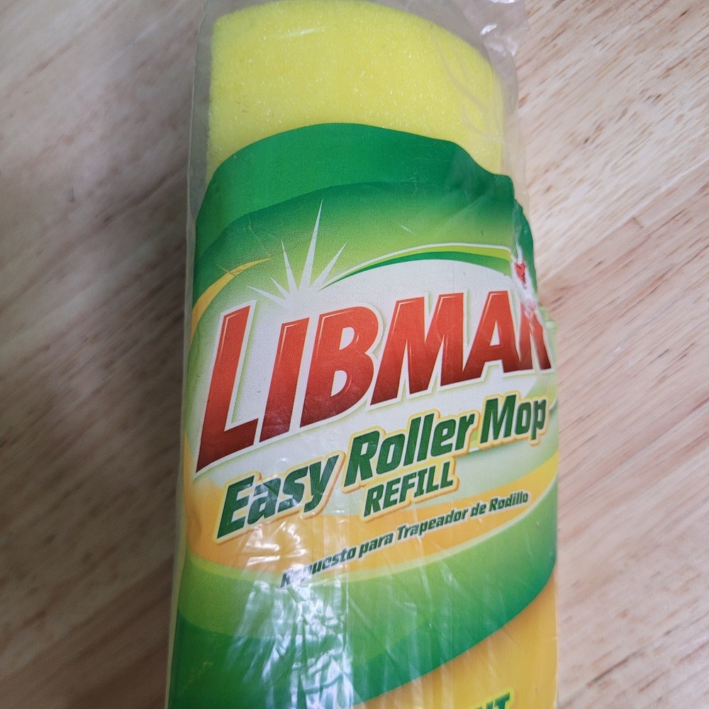 Libman Easy Roller Mop Refill Head Super Absorbent Tear Resistant #02017