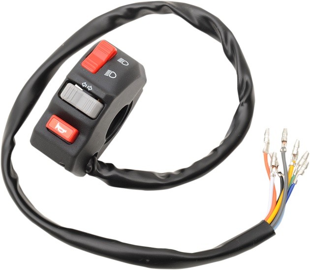 Emgo Universal Handlebar Switch Left 7/8"