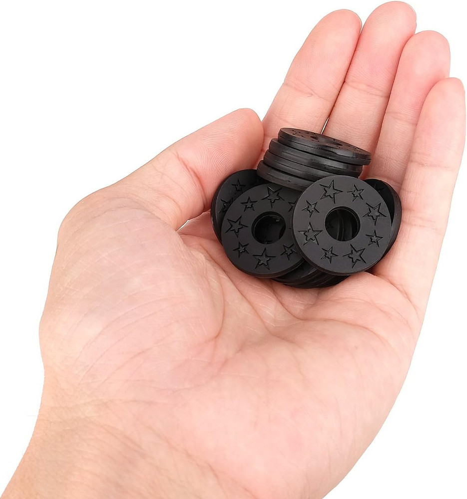 Guitar Strap Locks Premium Strap Blocks Guitar Protector Black, 6Pair